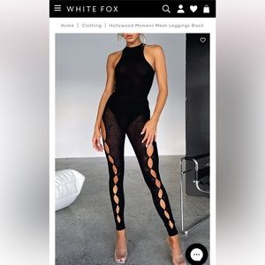 ISO!!! Whitefox Boutique Mesh Jumpsuit